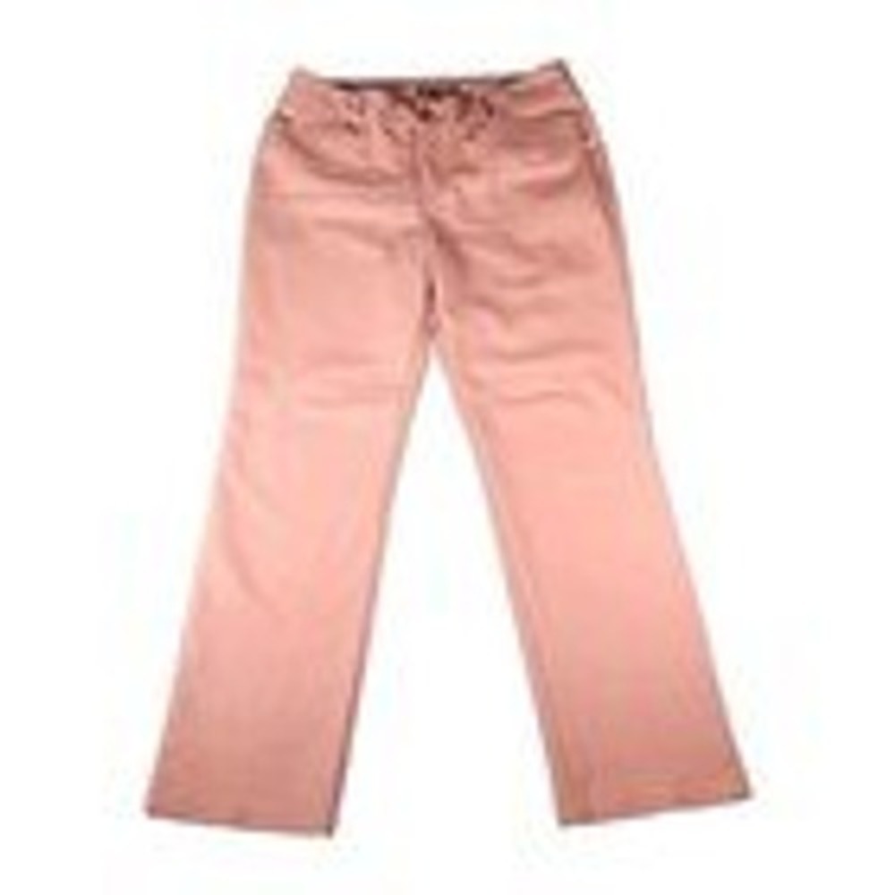 Lee Secretly Shapes Size 12M Dusty Pink Chino Pants Mid Rise Straight Leg 30x30